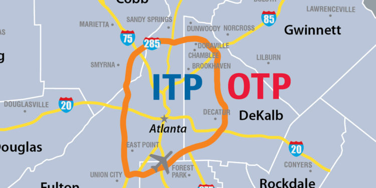 Map Of Atlanta Perimeter Navigating Atlanta Neighborhoods: ITP vs. OTP | | KNOWAtlanta