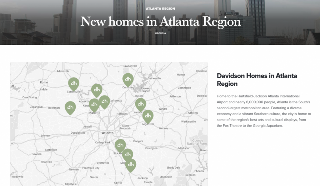 Davidson Homes in Atlanta