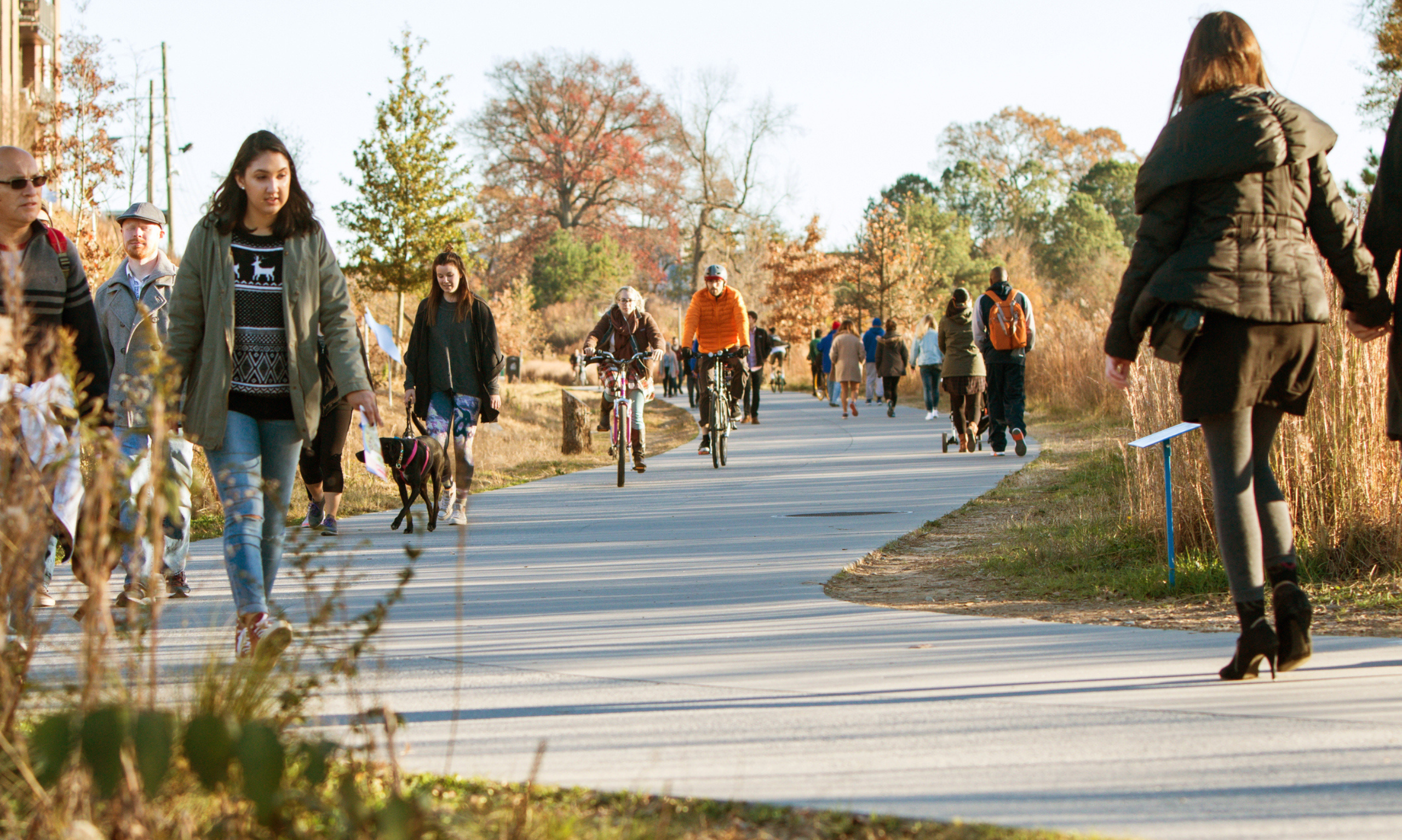 Atlanta BeltLine in the fall time