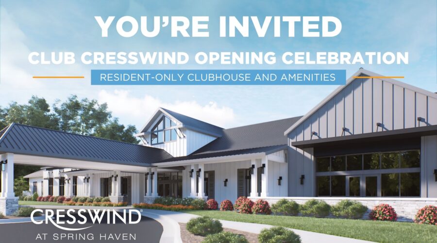 Cresswind at Spring Haven Celebrates Grand Opening of Club Cresswind June 27th